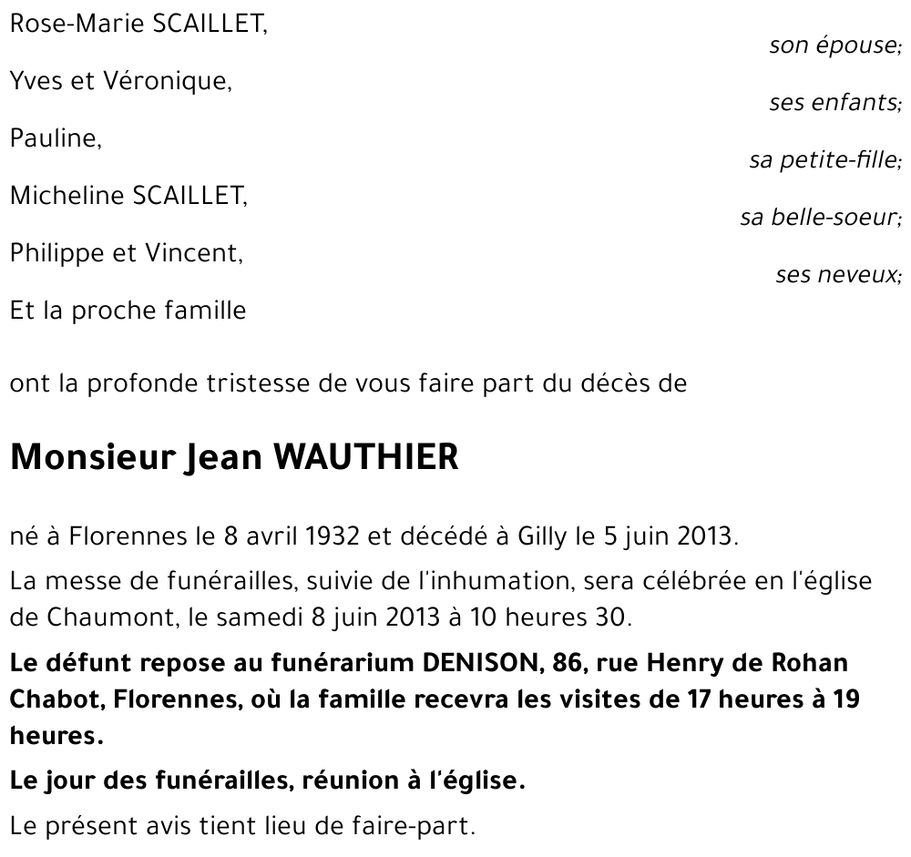 Jean WAUTHIER