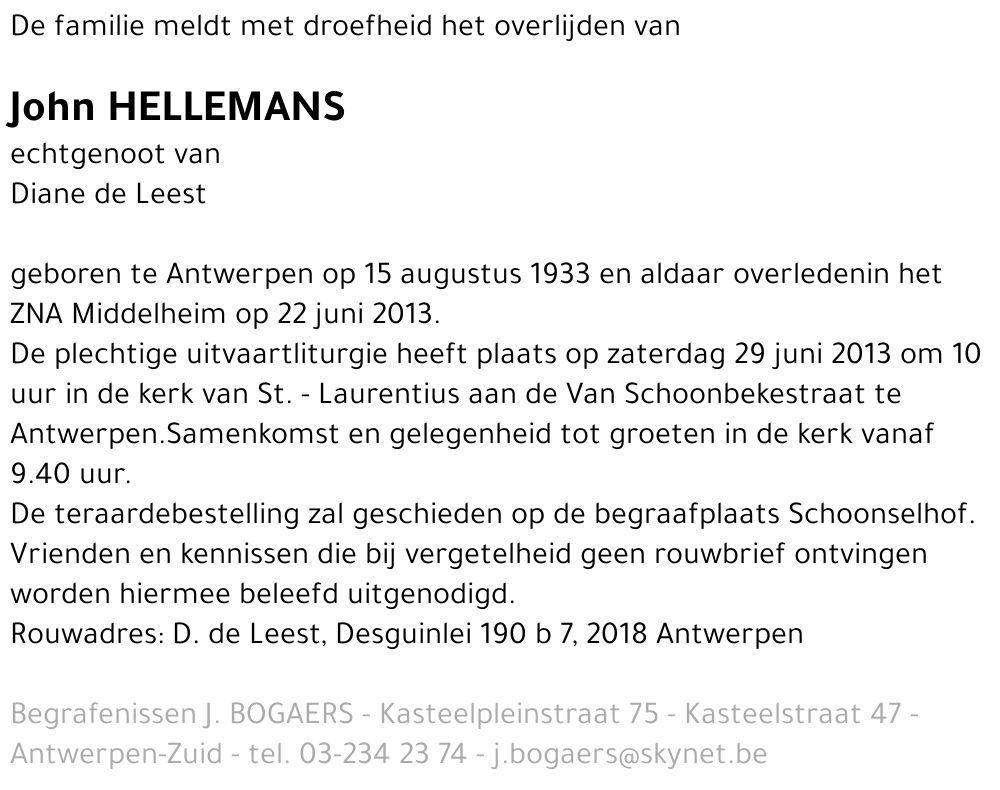 John Hellemans