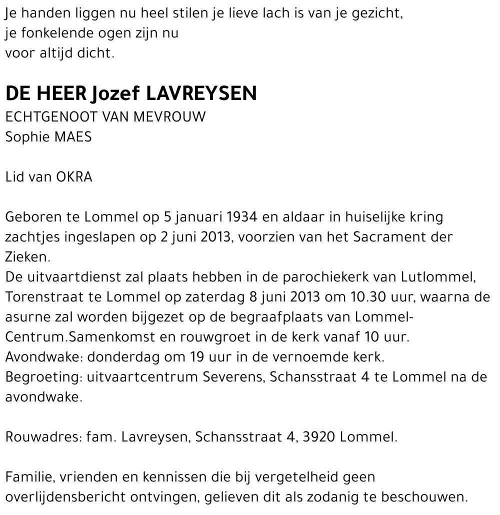 Jozef Lavreysen