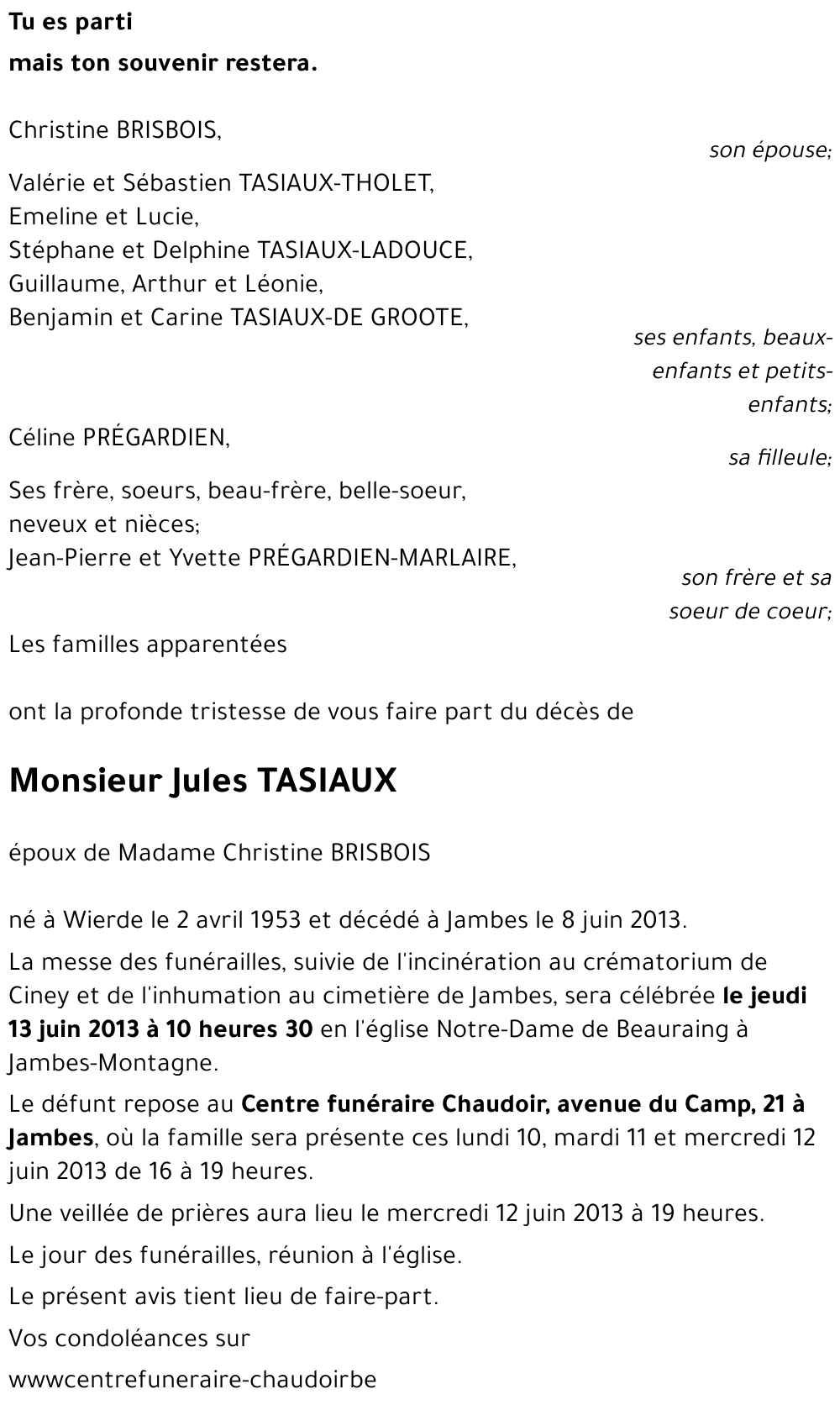 Jules TASIAUX