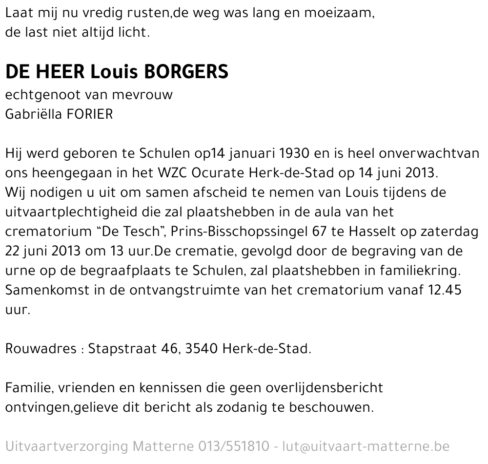 Louis Borgers