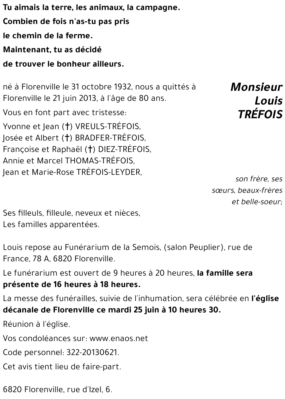 Louis TRÉFOIS
