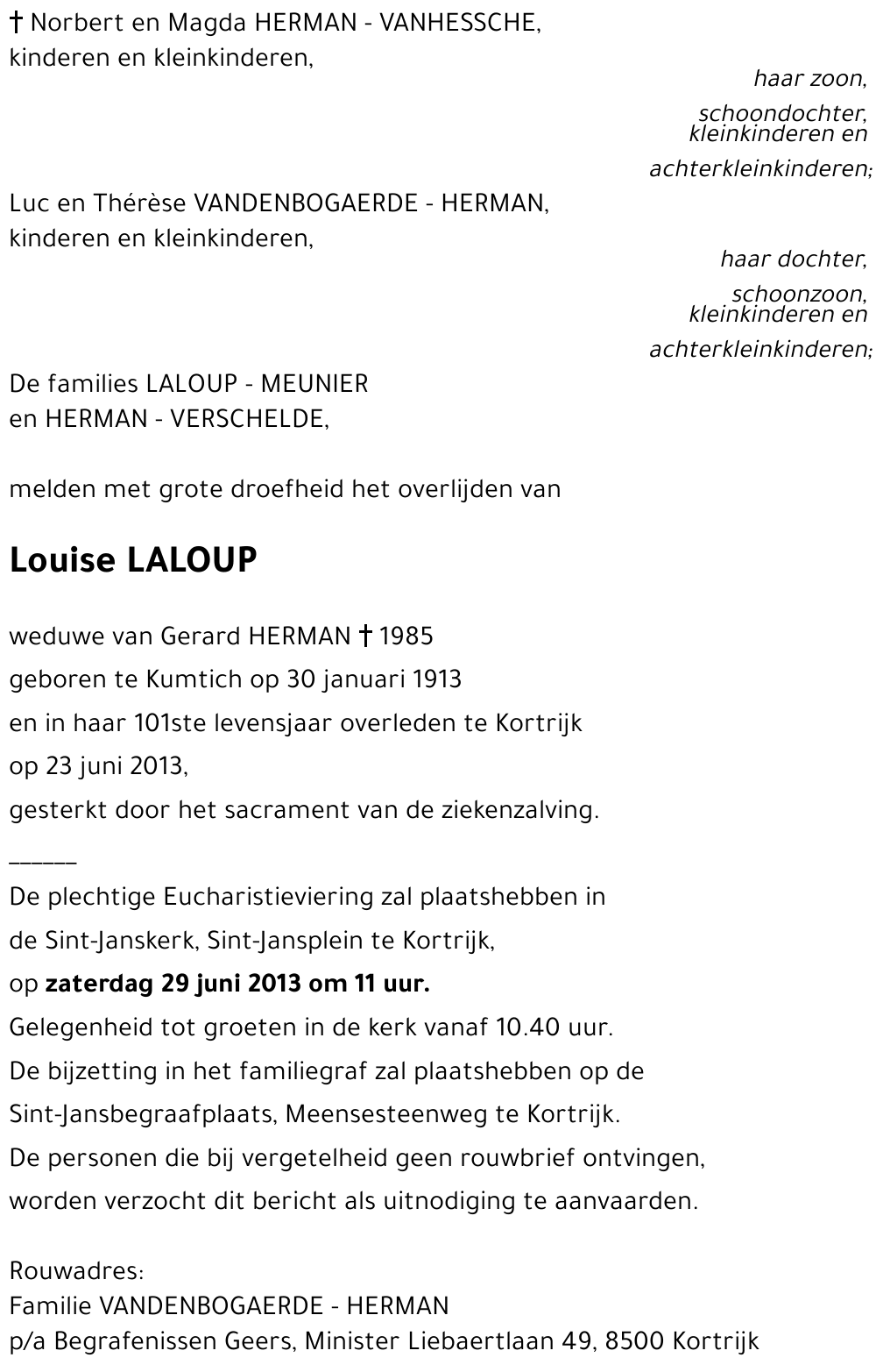 Louise LALOUP
