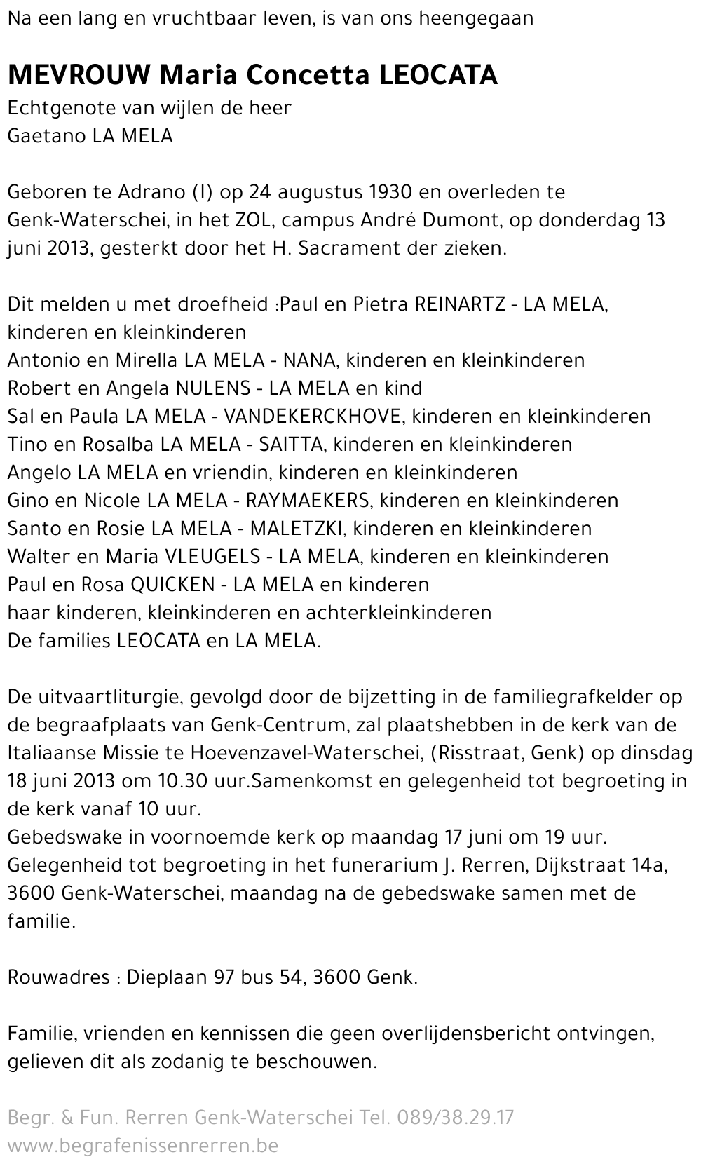 Maria Concetta Leocata