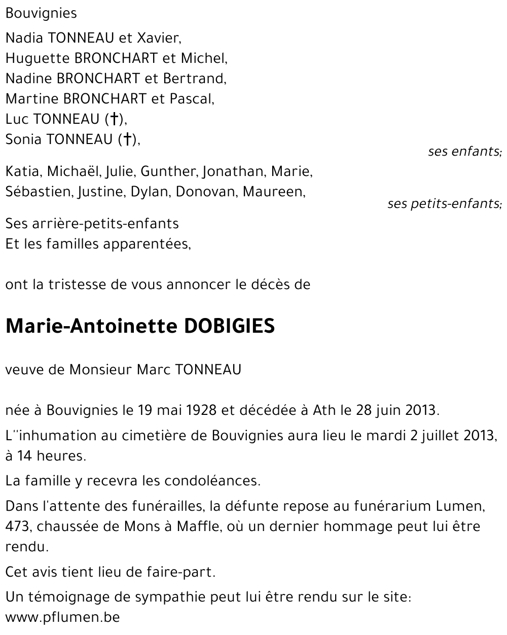 Marie-Antoinette DOBIGIES