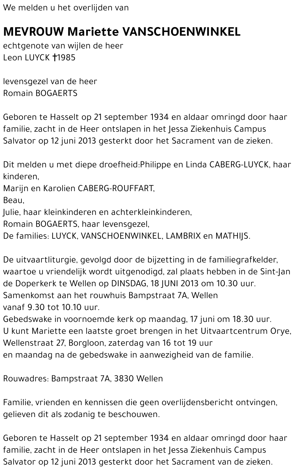 Mariette Vanschoenwinkel