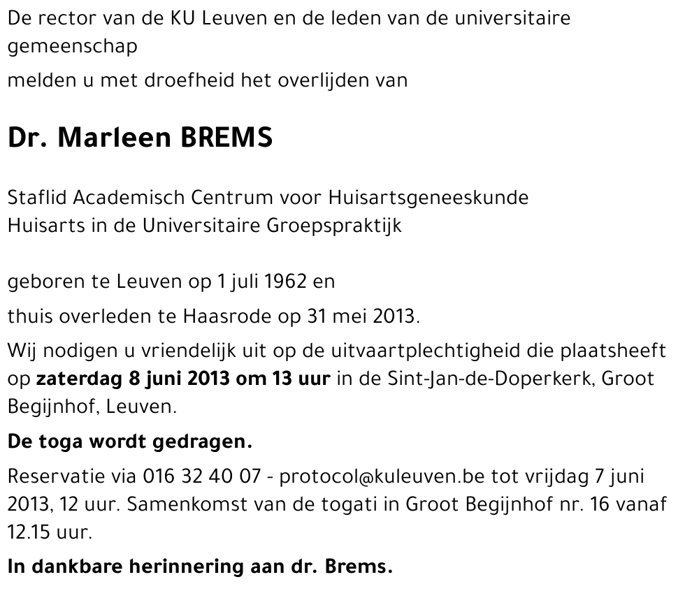 Marleen Brems