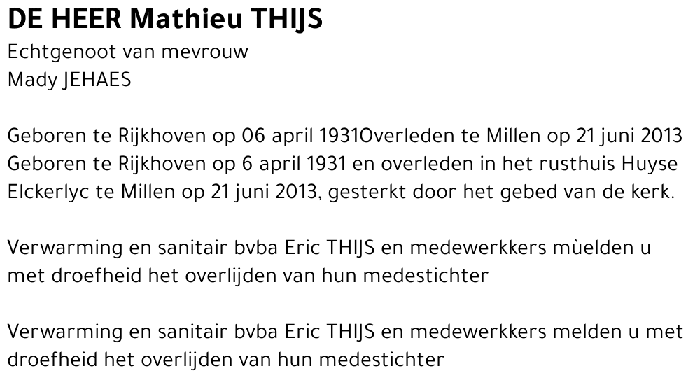 Mathieu THIJS