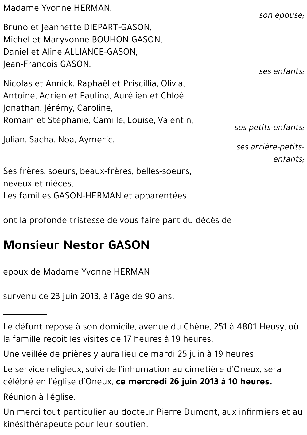 Nestor GASON