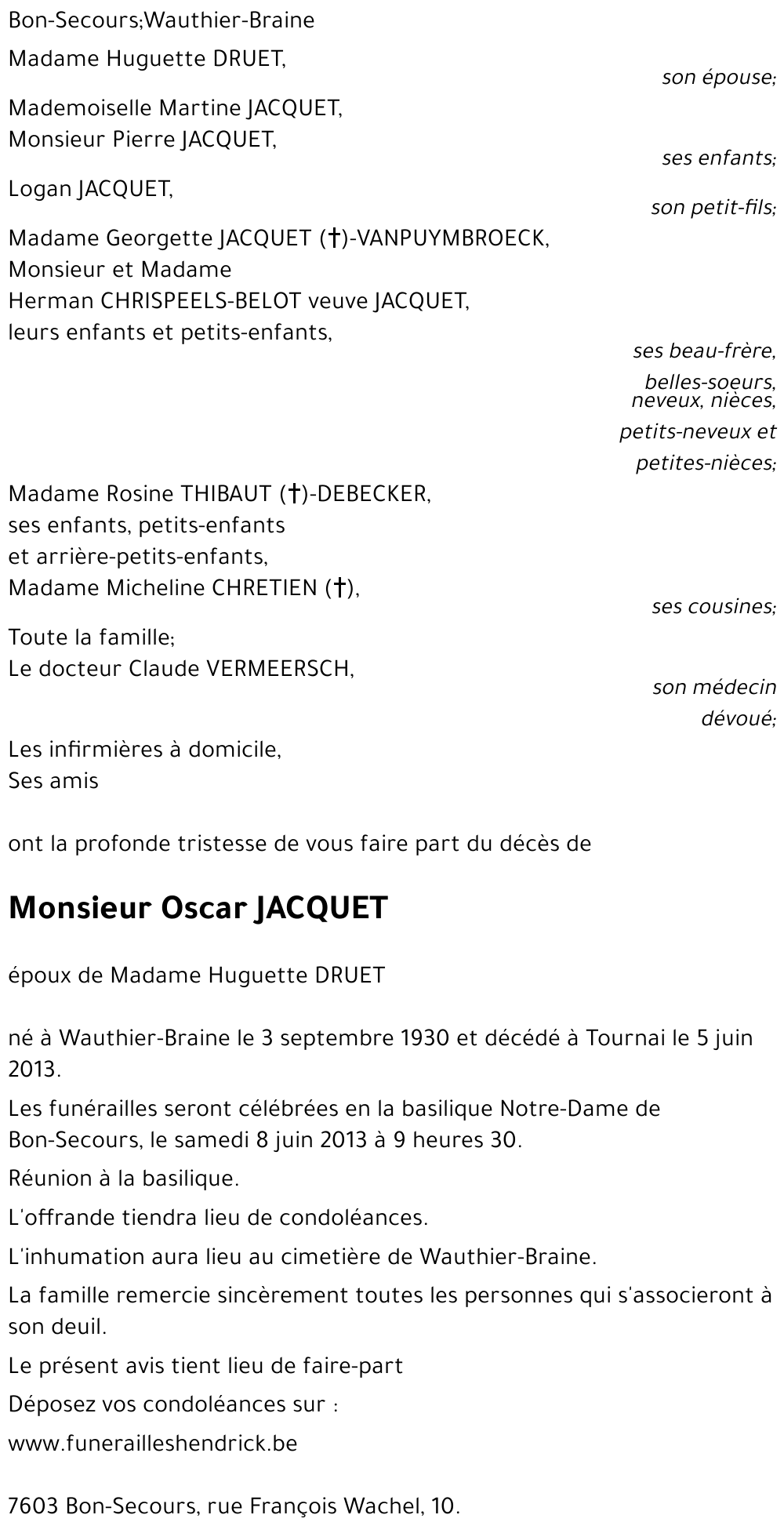 Oscar JACQUET