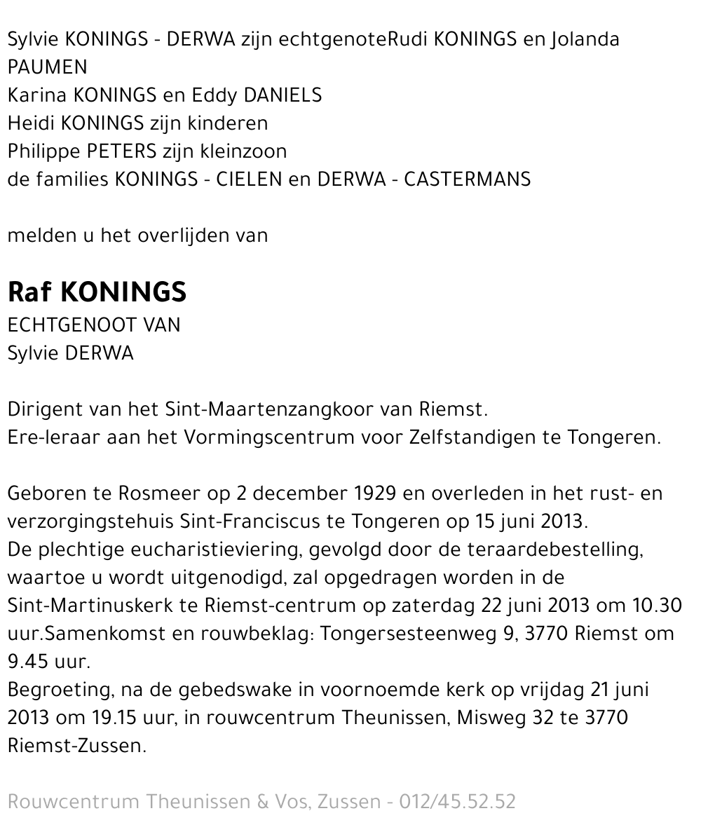 Raf Konings