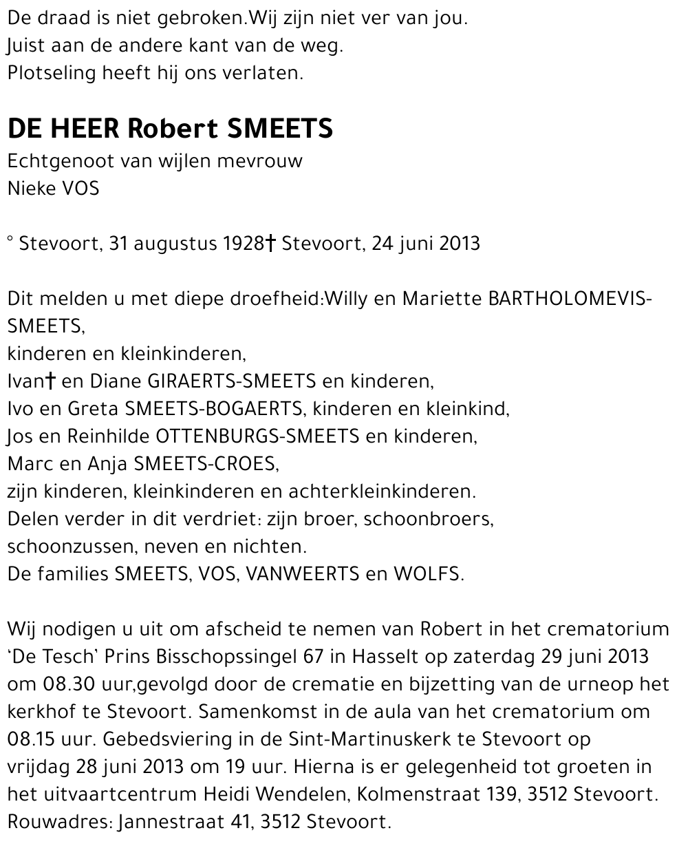Robert SMEETS