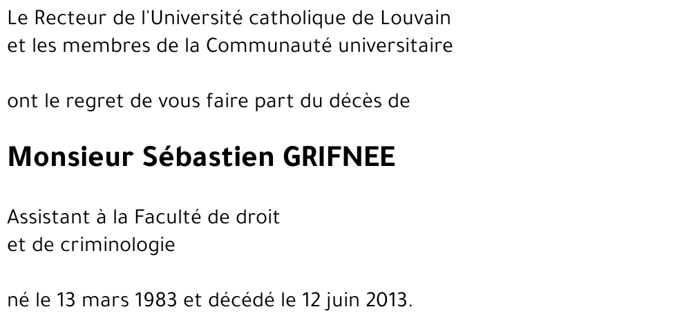 Sébastien GRIFNEE