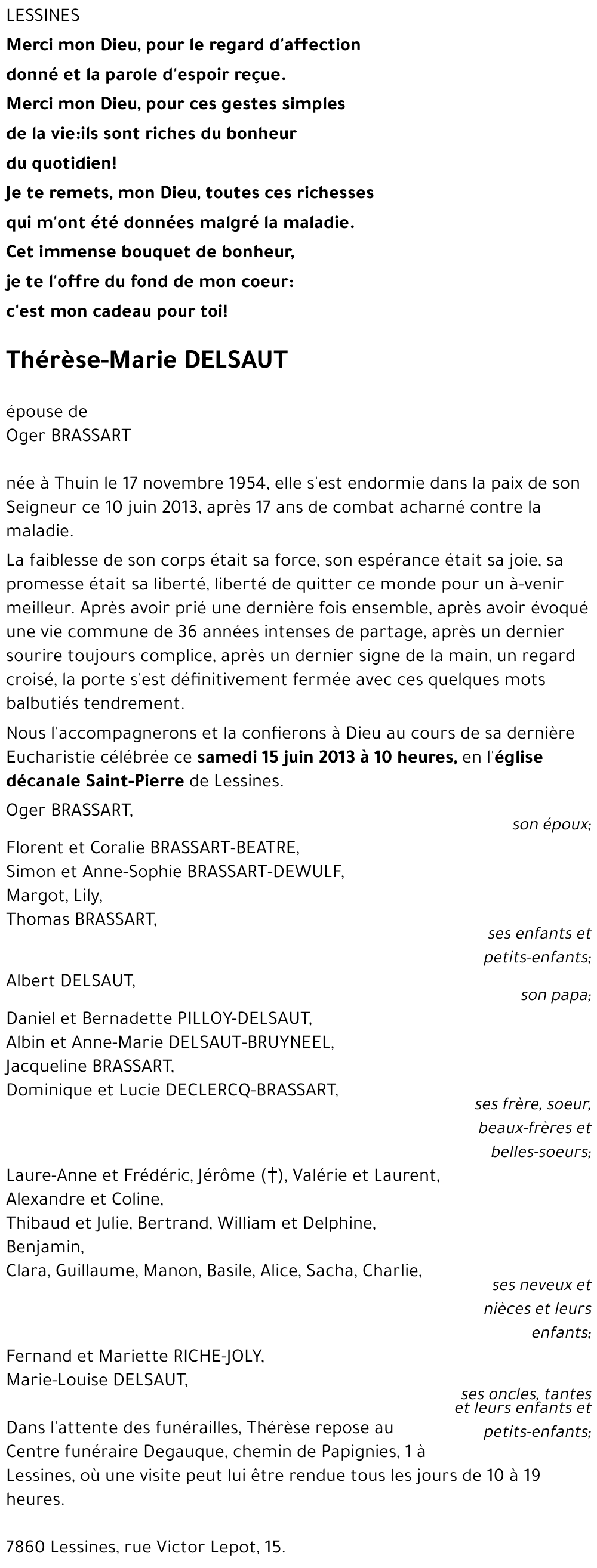 Thérèse-Marie DELSAUT