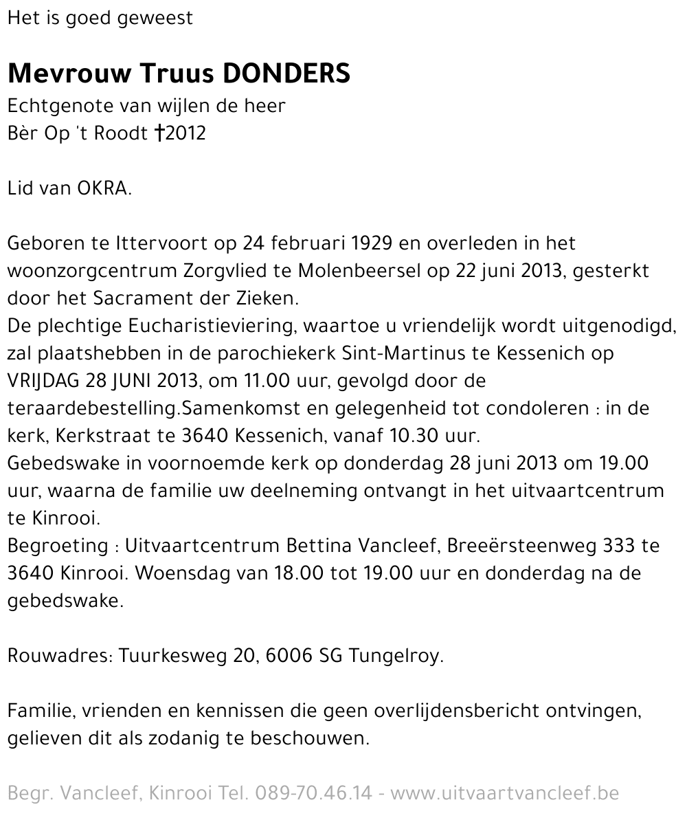 Truus Donders
