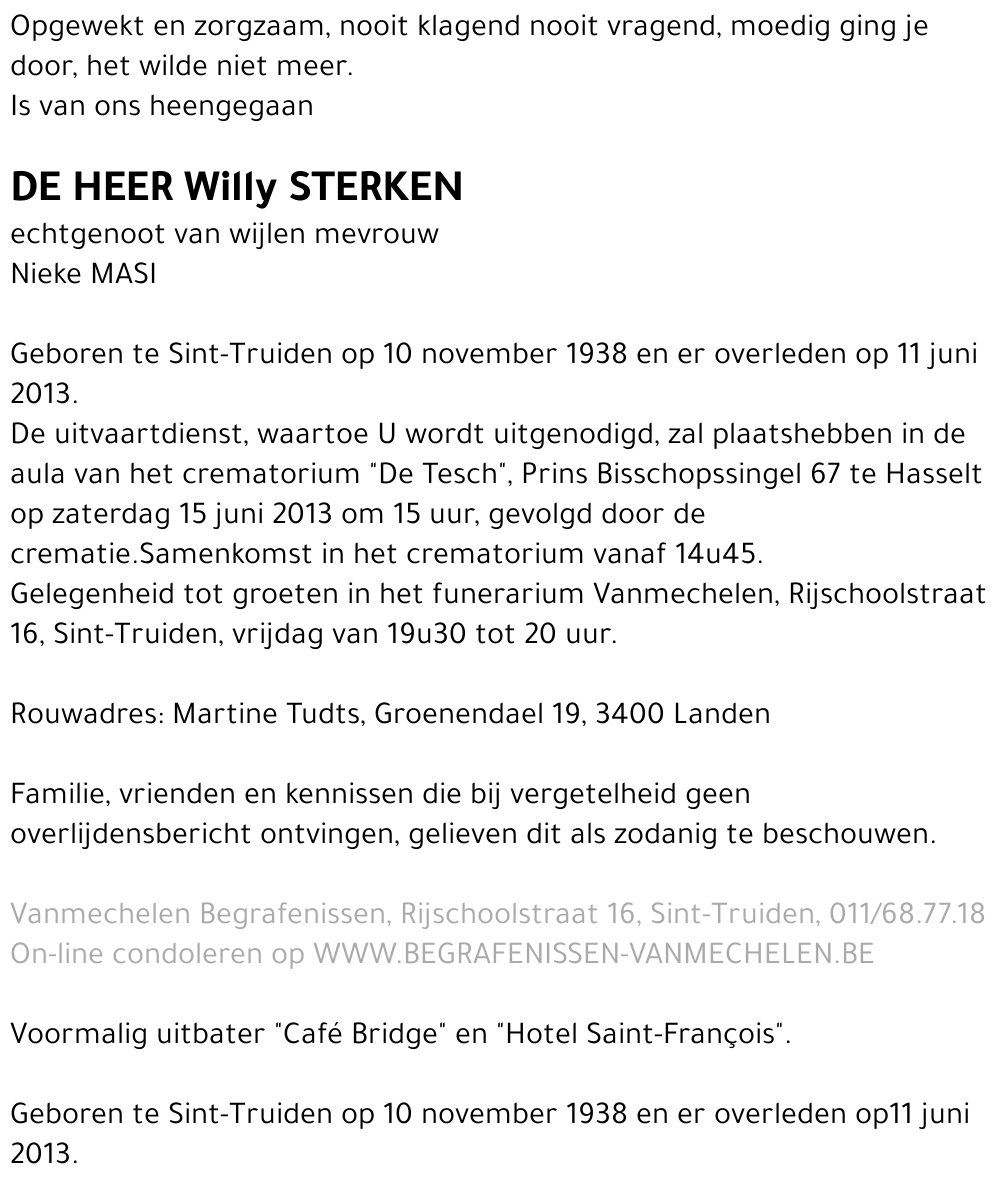 Willy Sterken