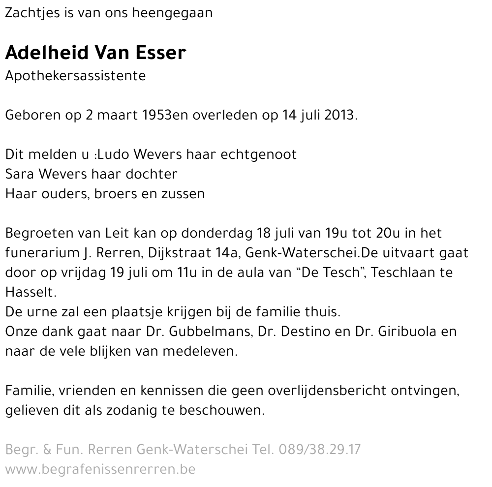 Adelheid Van Esser