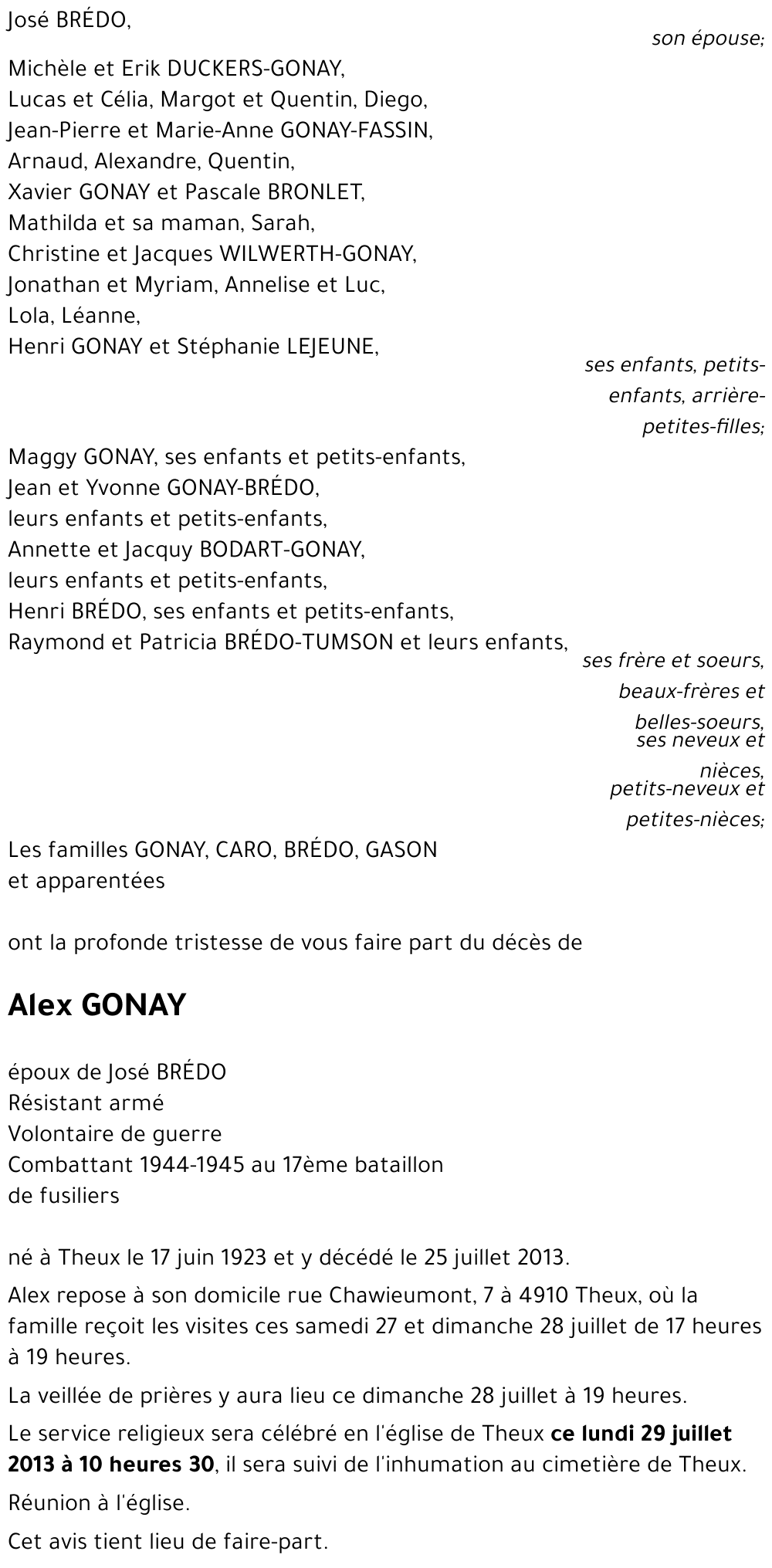 Alex GONAY