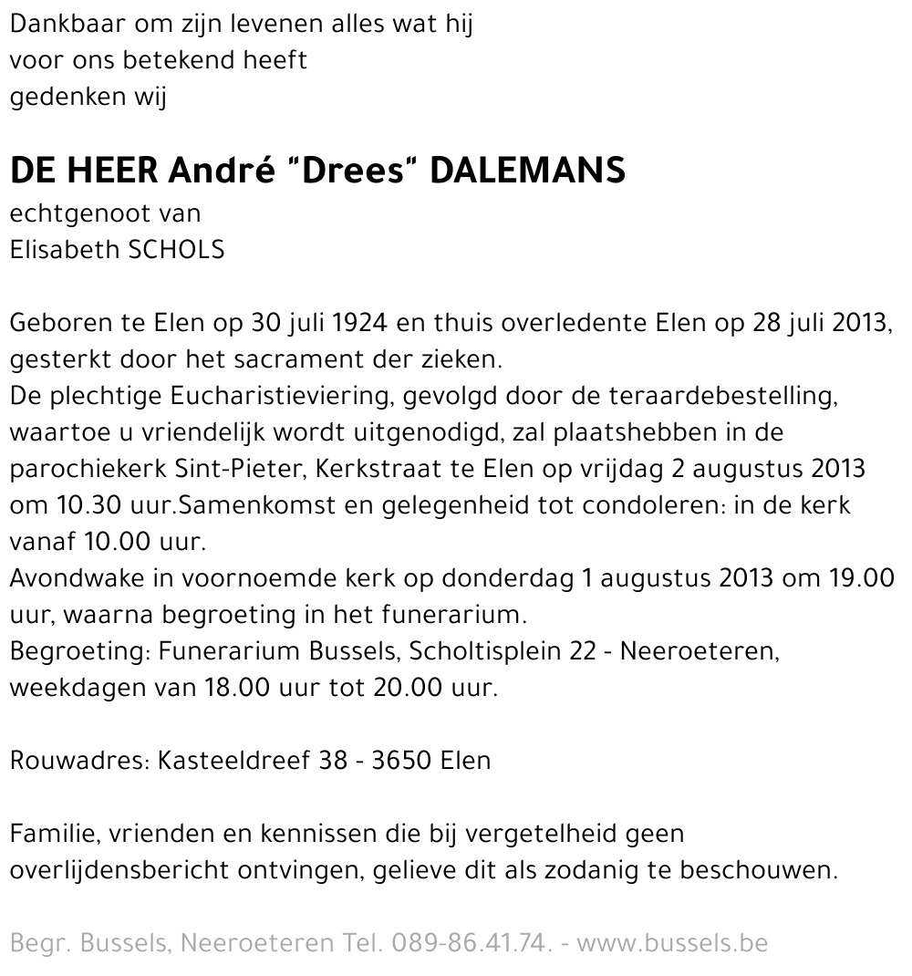 André DALEMANS