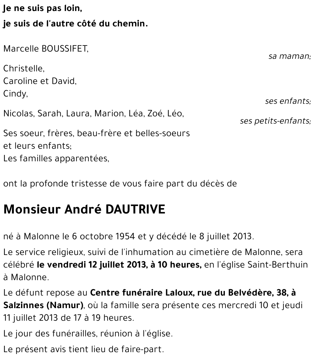 André DAUTRIVE