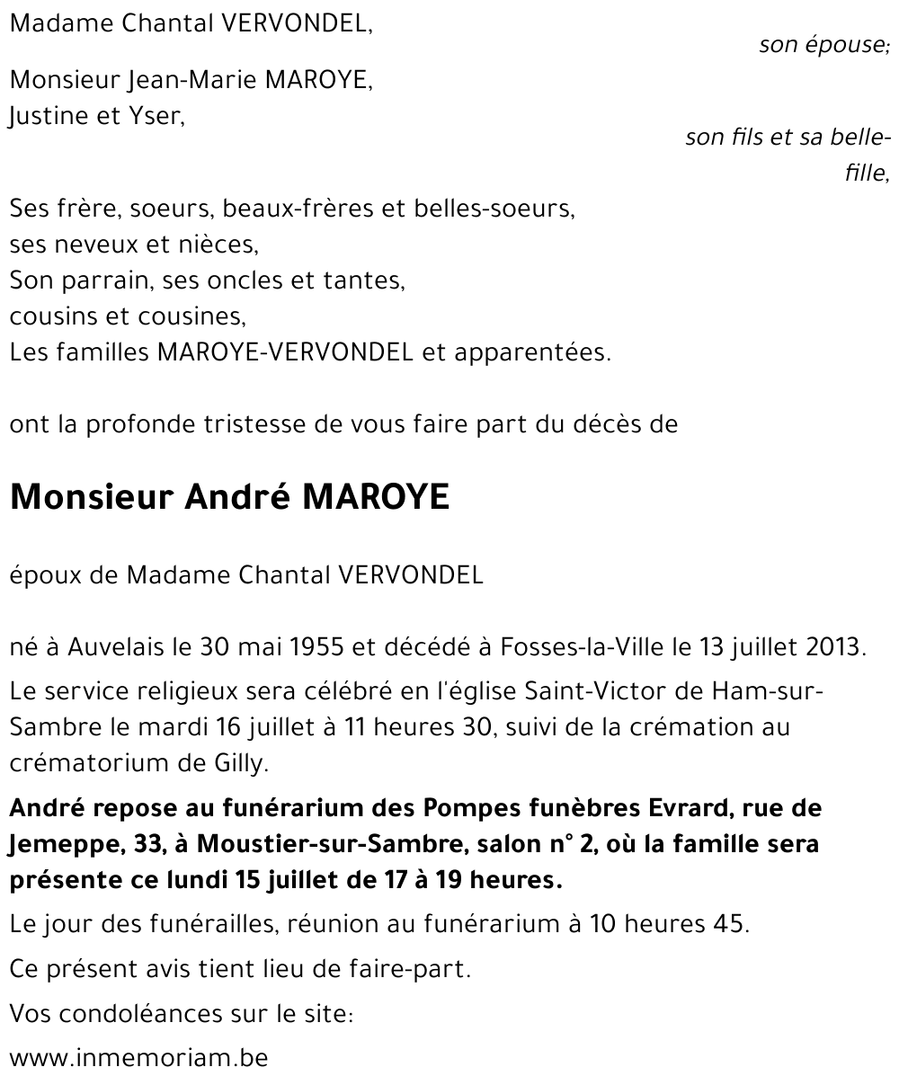 André MAROYE