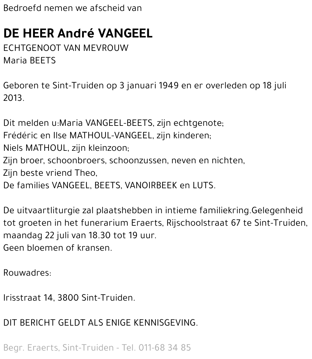 André Vangeel