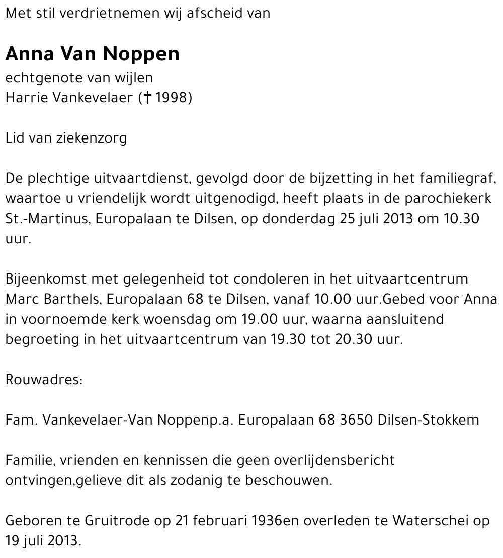 Anna Van Noppen