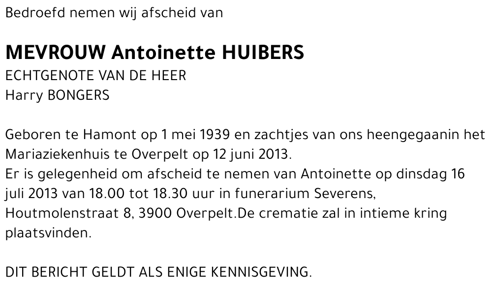 Antoinette Huibers