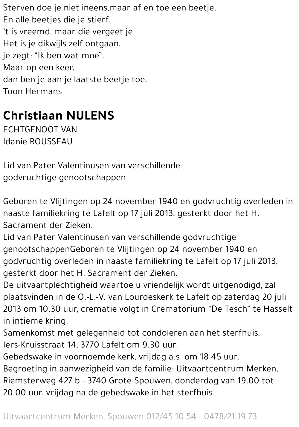 Christiaan Nulens