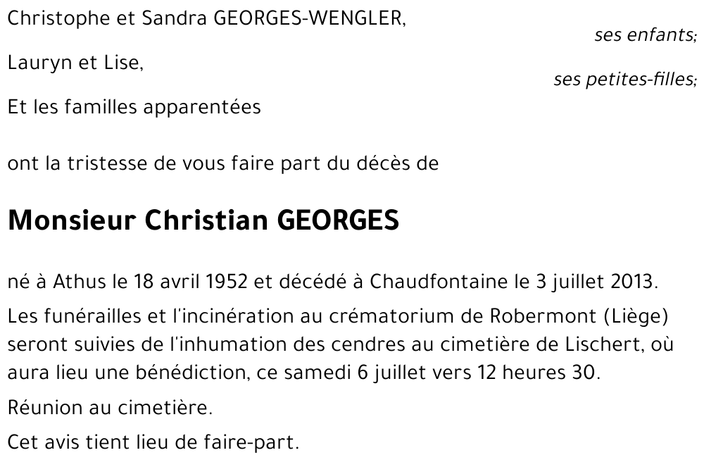 Christian GEORGES