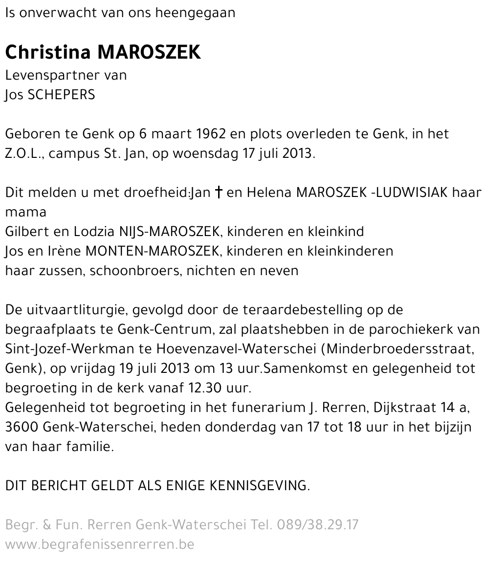 Christina Maroszek