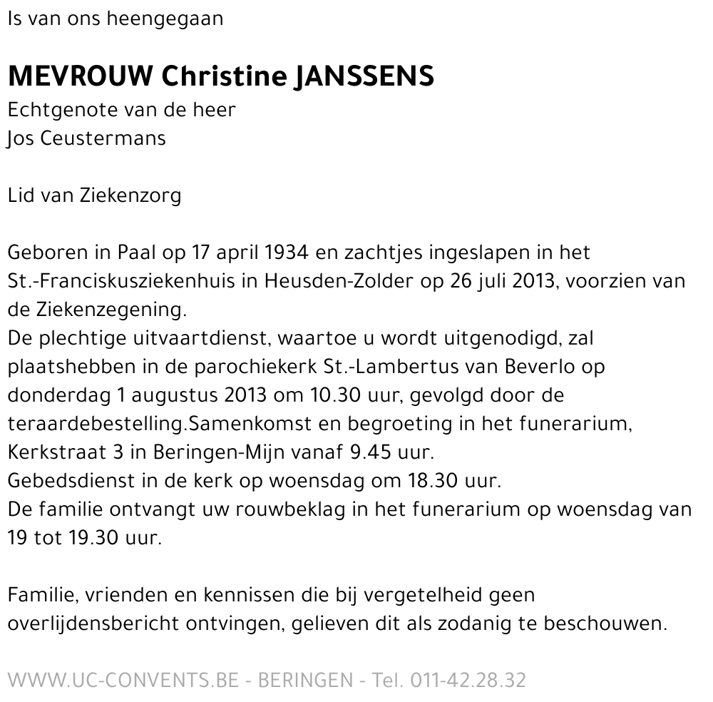 Christine Janssens