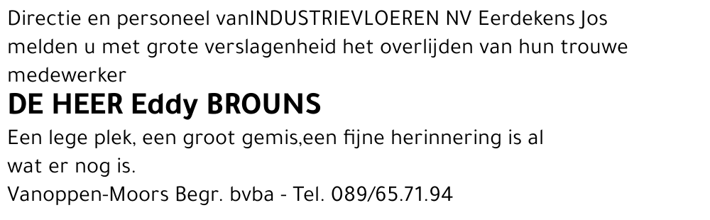 Eddy Brouns