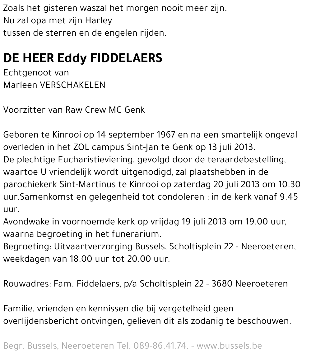 Eddy FIDDELAERS