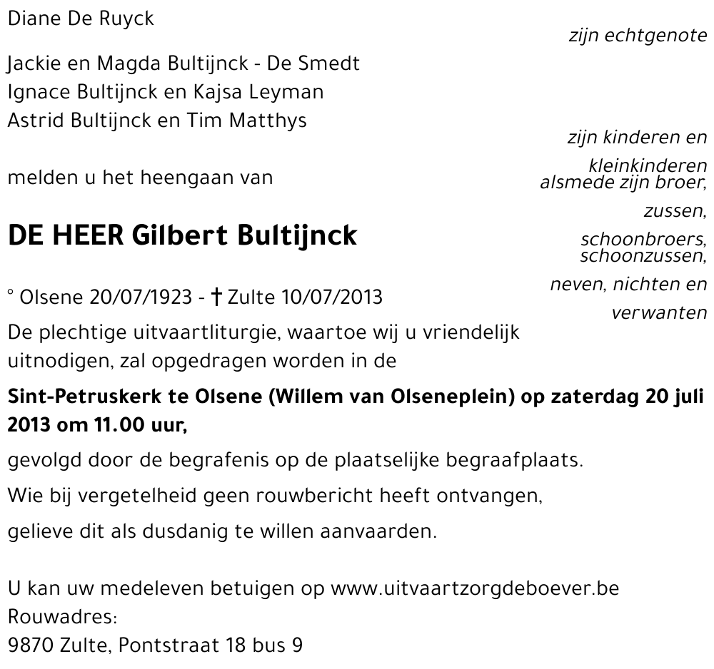 Gilbert Bultijnck