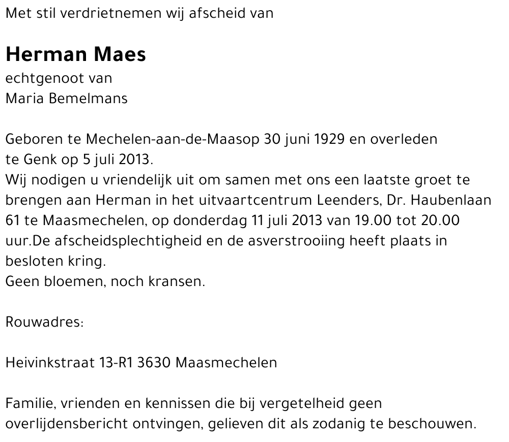 Herman Maes
