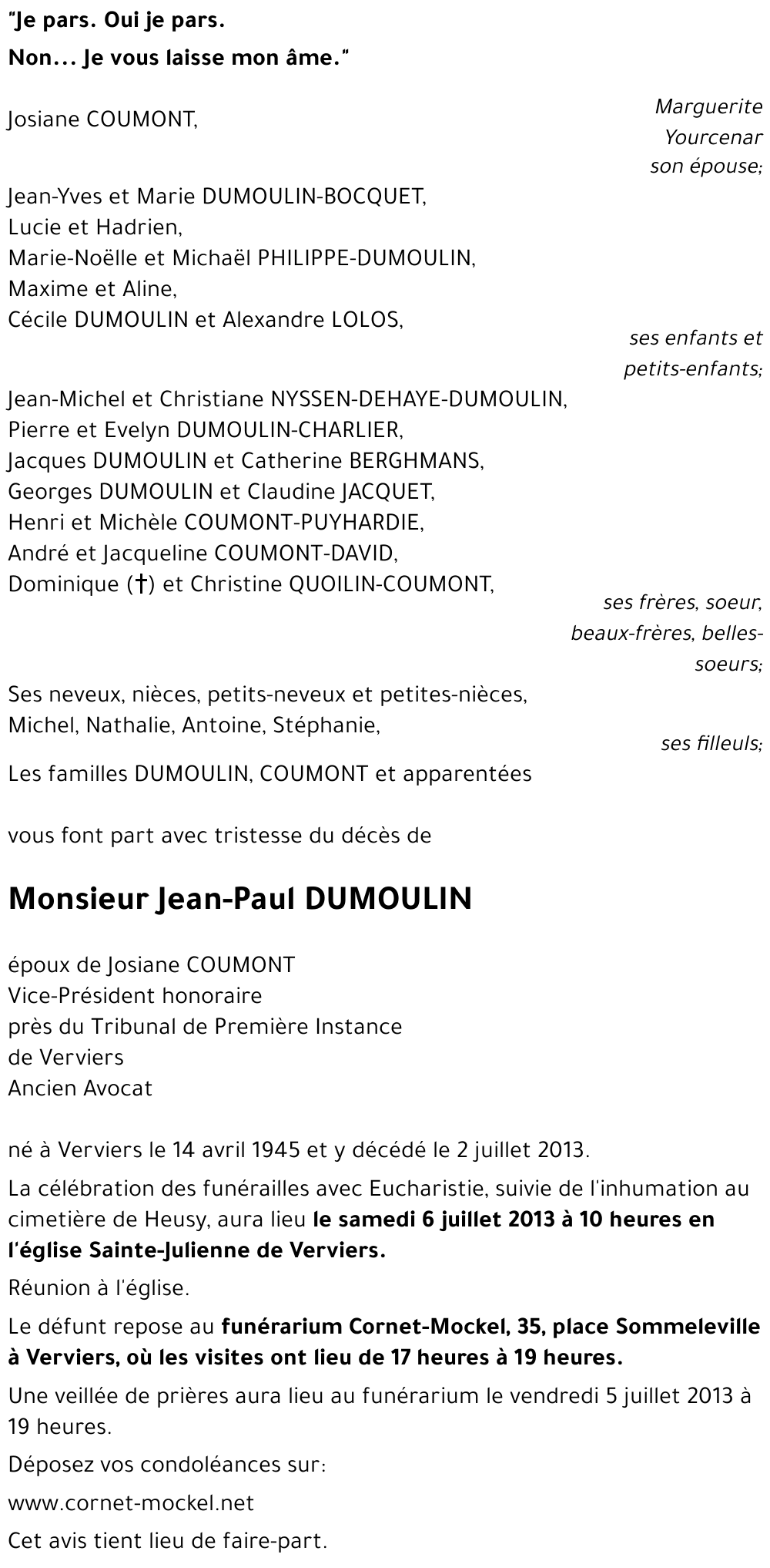 Jean-Paul DUMOULIN