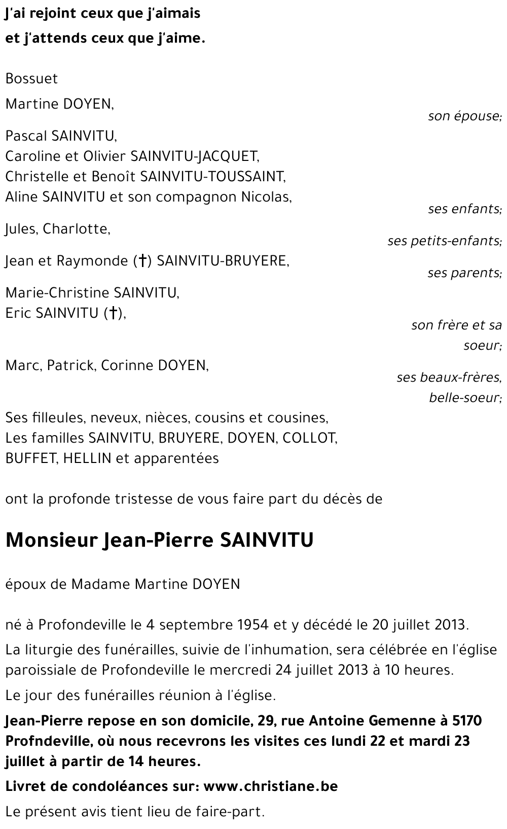 Jean-Pierre SAINVITU