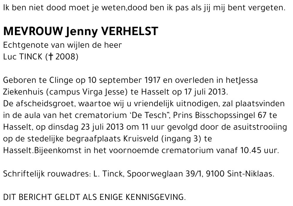 Jenny Verhelst