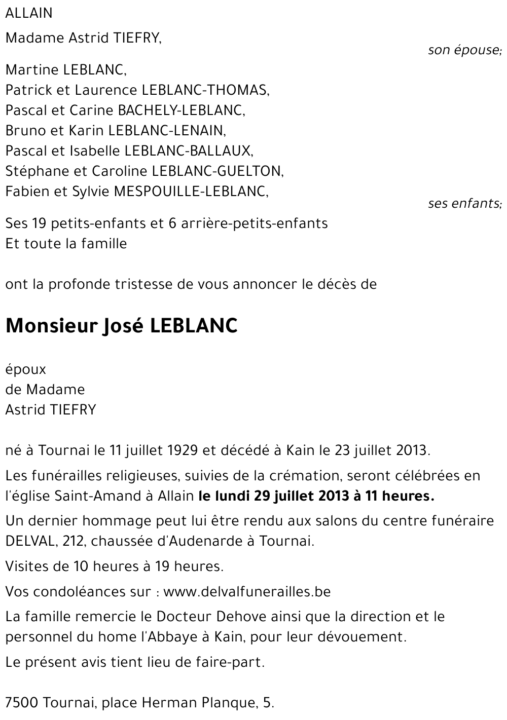 José LEBLANC