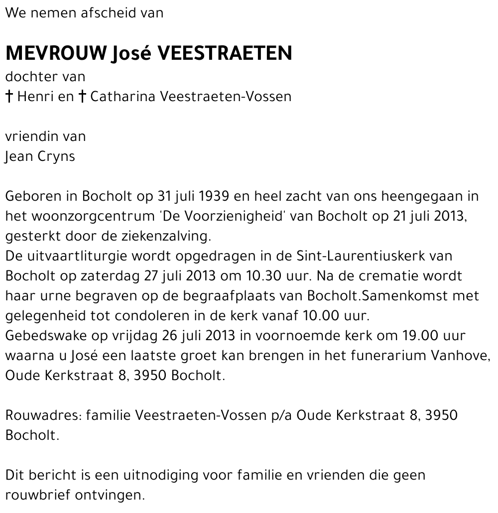 José Veestraeten