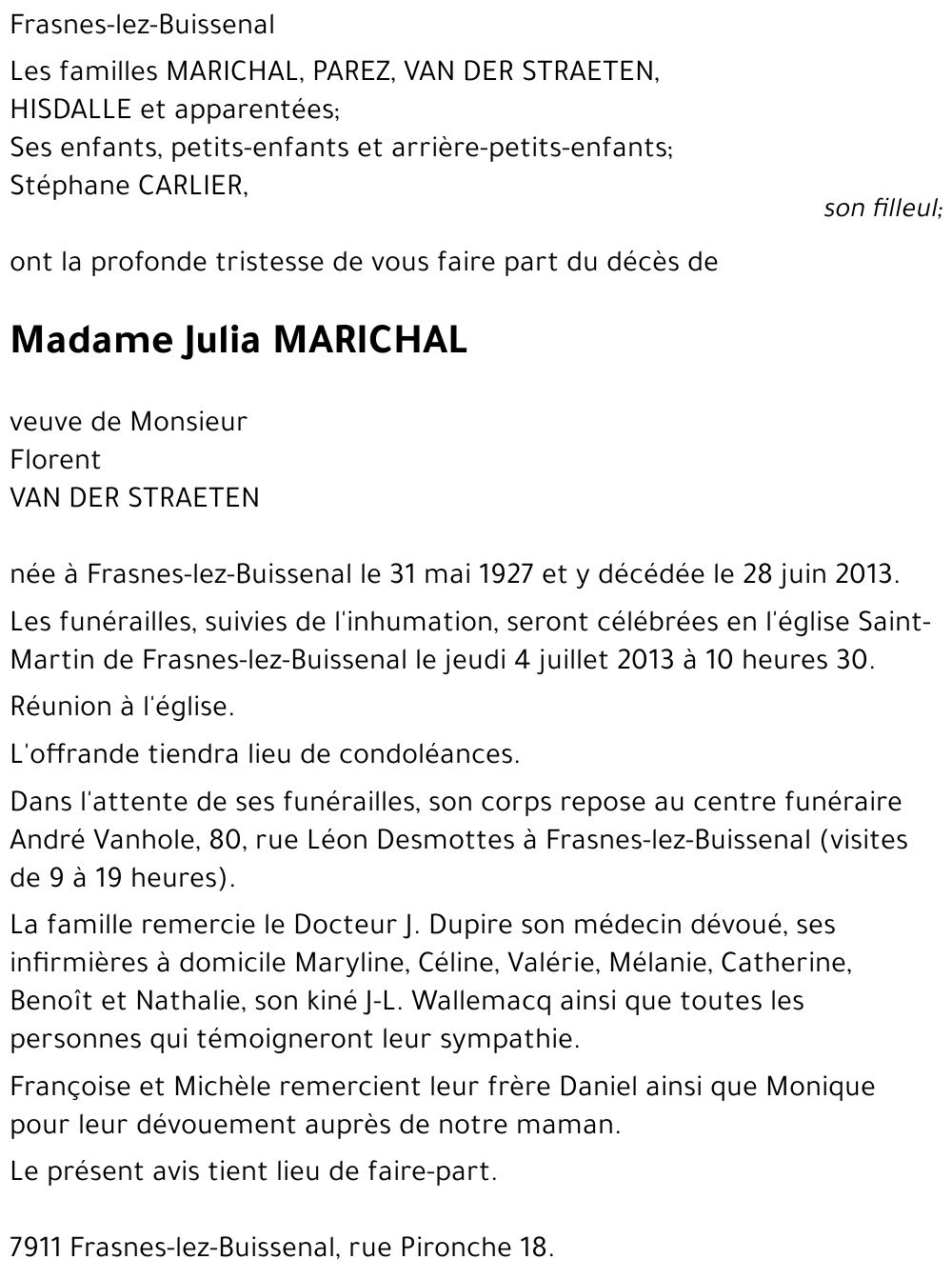 Julia MARICHAL