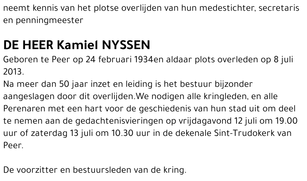 Kamiel NYSSEN