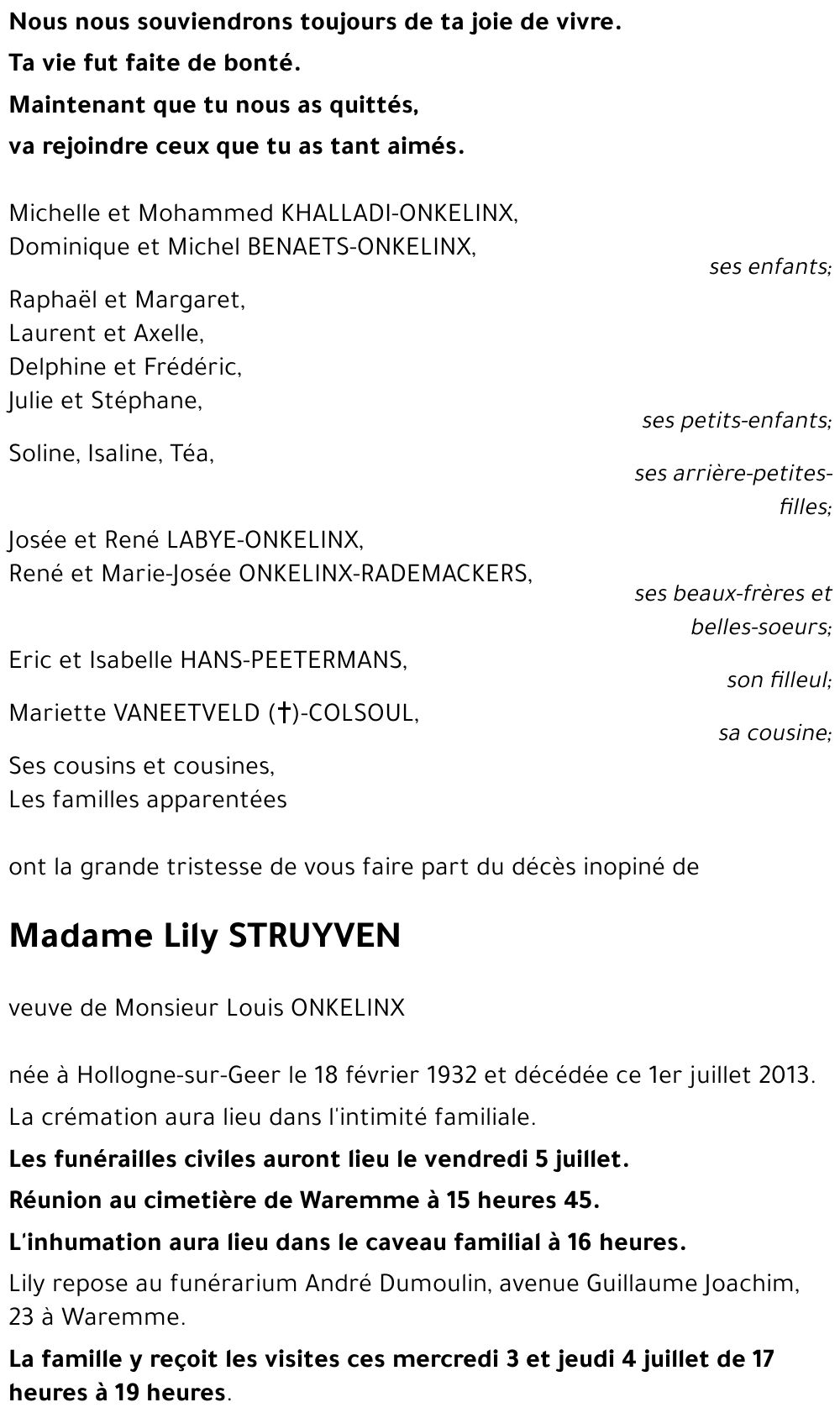 Lily STRUYVEN