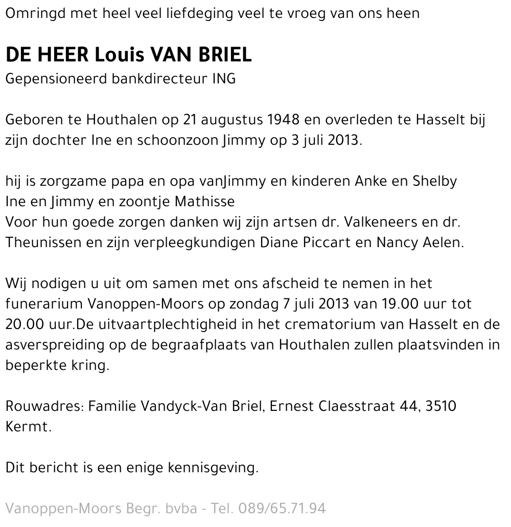 Louis Van Briel