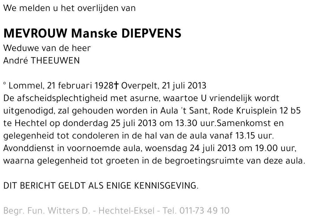 Manske Diepvens