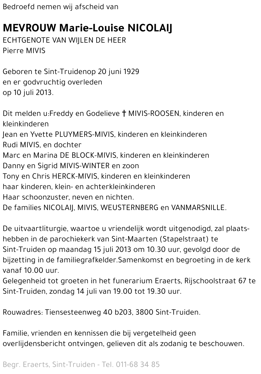 Marie-Louise Nicolaij