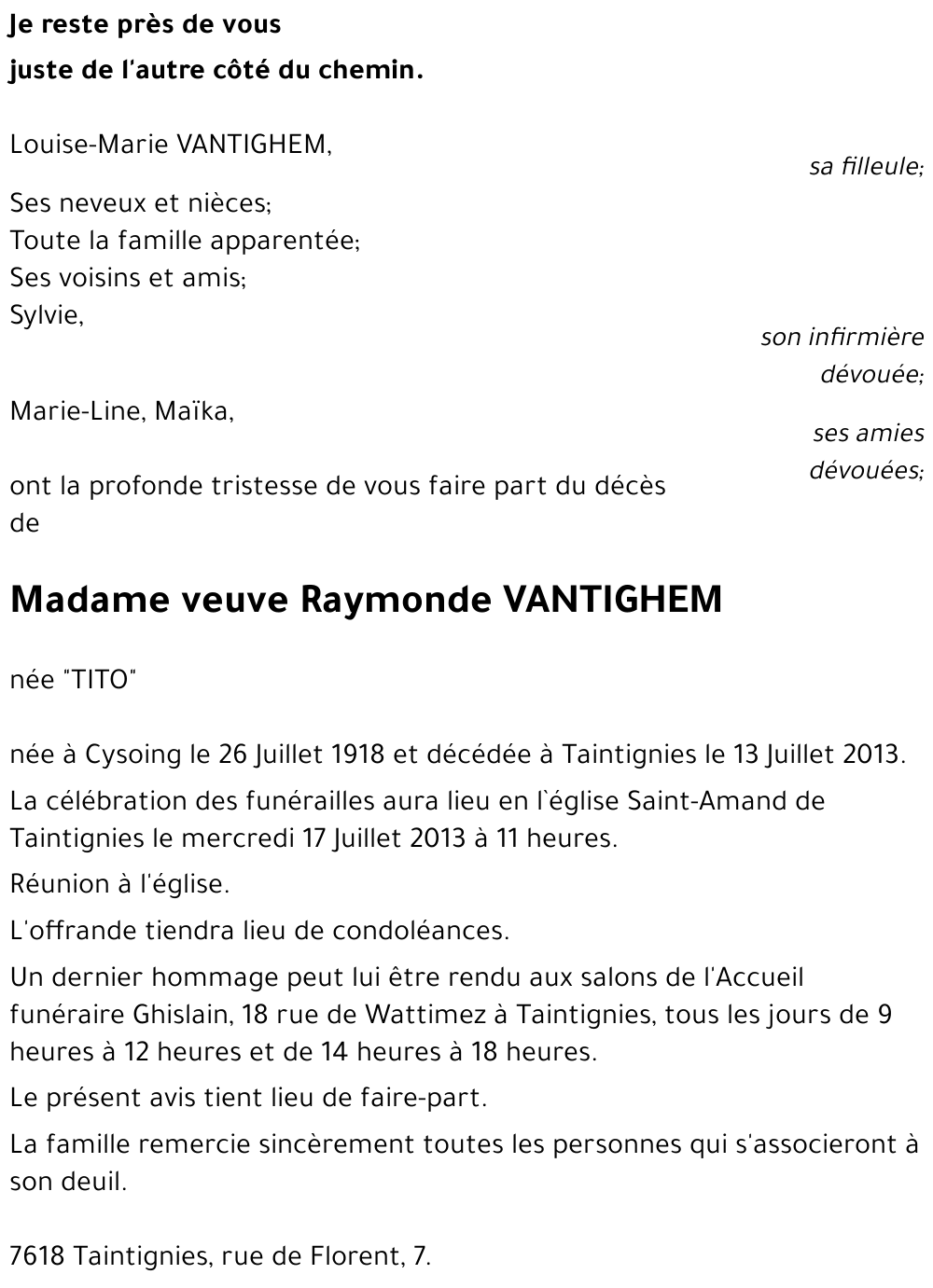 Raymonde TITO