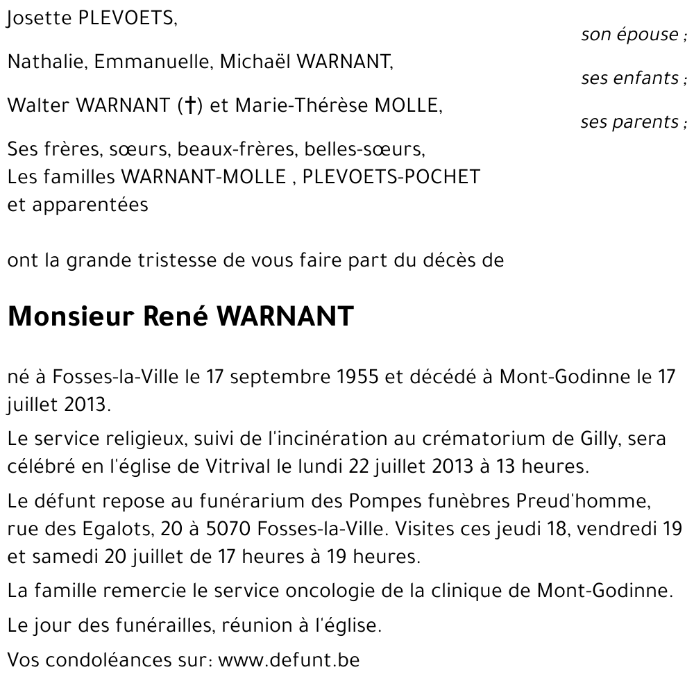 René WARNANT