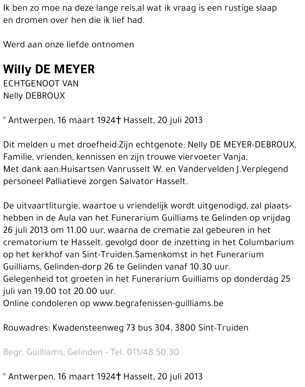 Willy De Meyer